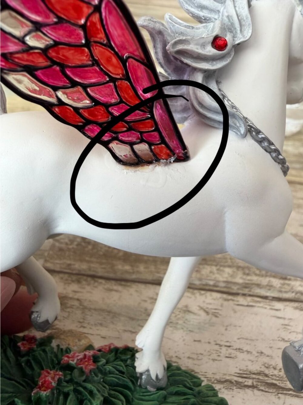 Hamilton Collection Jeweled Reflections Ruby Regalia Unicorn w/Box & COA Vintage - Picture 5 of 16